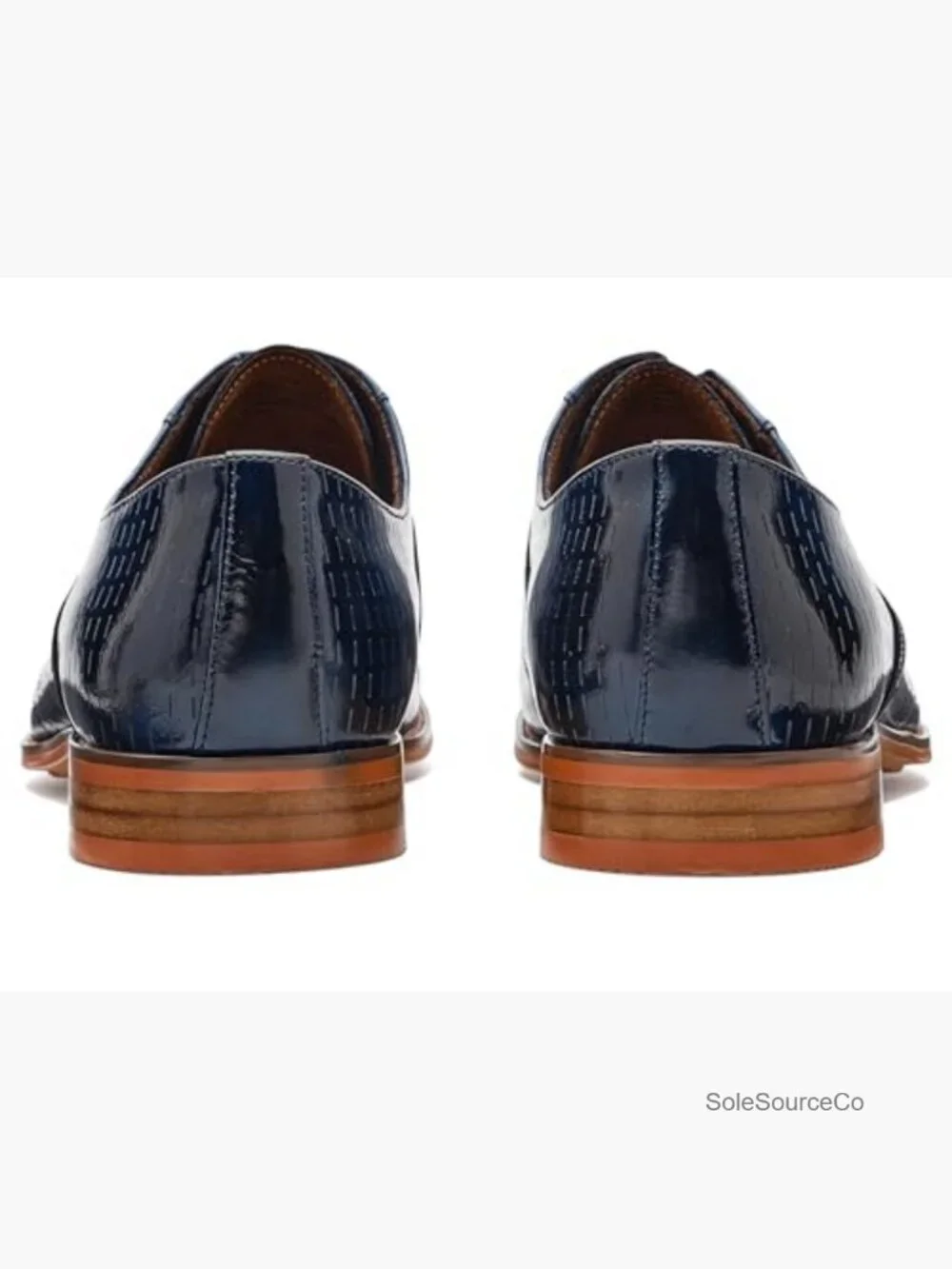 Premium Leather Cap Toe Oxford Shoes Memory Foam Lace-Up Formal Dress